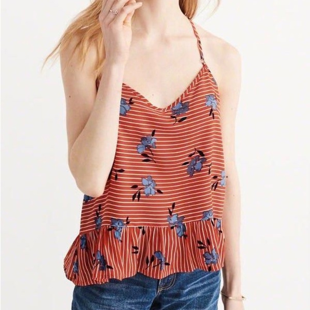 Abercrombie & Fitch Peplum Cami Top